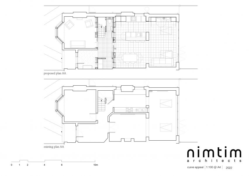 Floor plan of Curve Appeal by Nimtim Architects