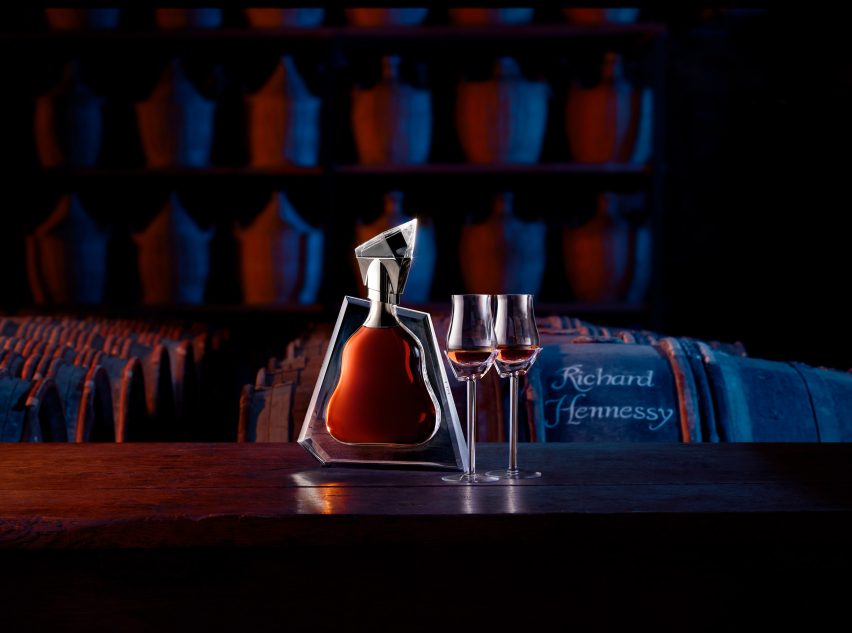 Richard Hennessy cognac bottle by Daniel Libeskind