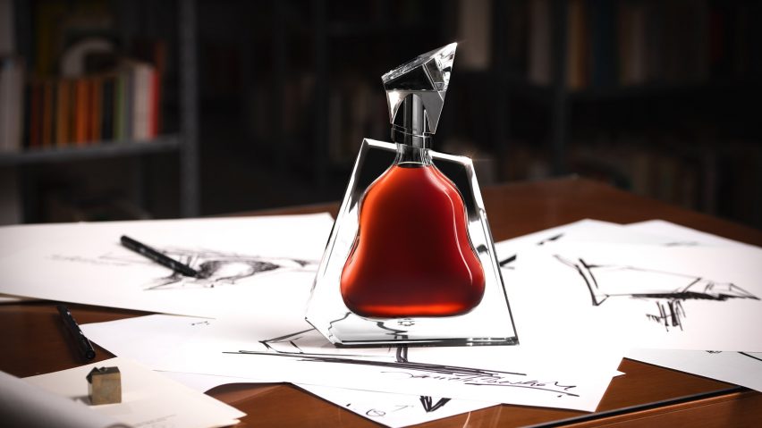 Richard Hennessy cognac bottle by Daniel Libeskind
