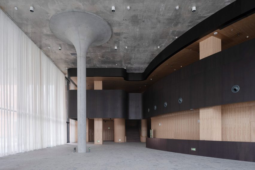 Theatre foyer, Ceramic Art Avenue Taoxichuan by David Chipperfield Architects