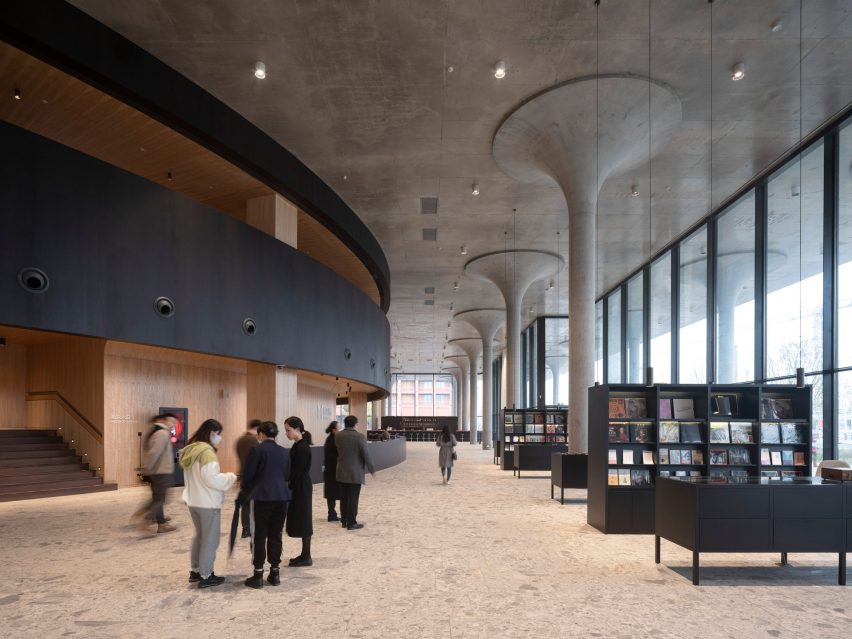 Theatre foyer, Ceramic Art Avenue Taoxichuan by David Chipperfield Architects