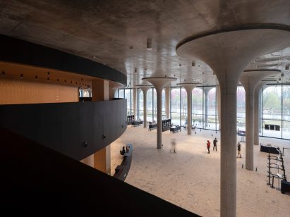Theatre foyer, Ceramic Art Avenue Taoxichuan by David Chipperfield Architects