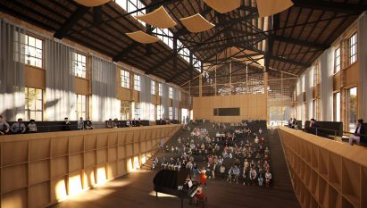 Academy of Music, Ceramic Art Avenue Taoxichuan by David Chipperfield Architects