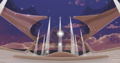 Visual of Decentraland metaverse fashion week