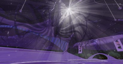 Metaverse Fashion Week catwalk stage
