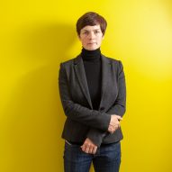 Ellen MacArthur of circular economy charity Ellen MacArthur Foundation, pictured in front of a yellow wall