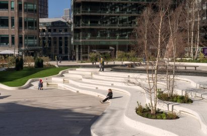 Ampitheatre in London square