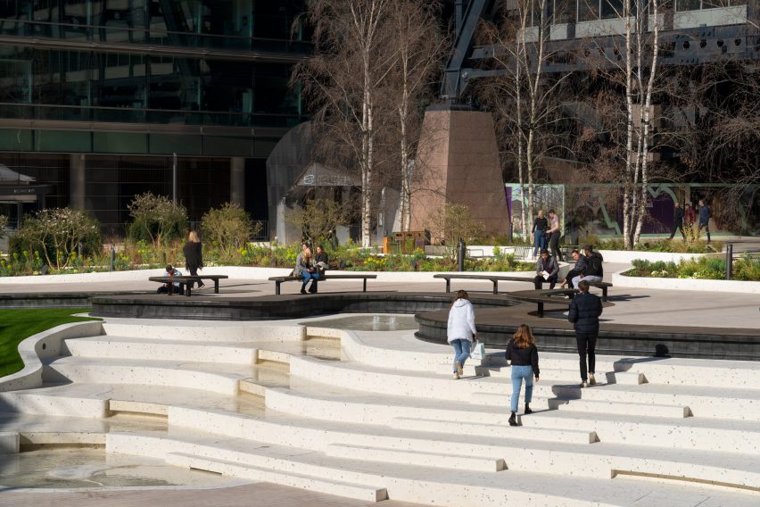 Exchange Square in London by DSDHA