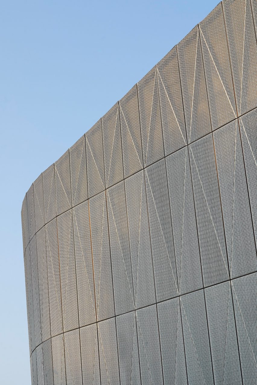 Facade of F51 multi-storey skatepark in Folkestone by Hollaway Studio