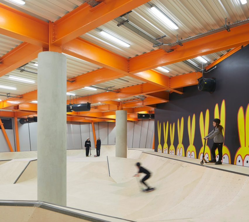 Street Floor in F51 multi-storey skatepark in Folkestone by Hollaway Studio