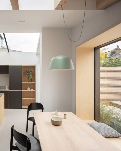Open-plan kitchen by Will Gamble Architects