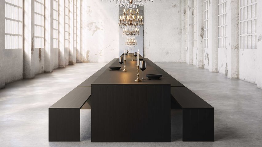 GB Modular bench by Gandia Blasco