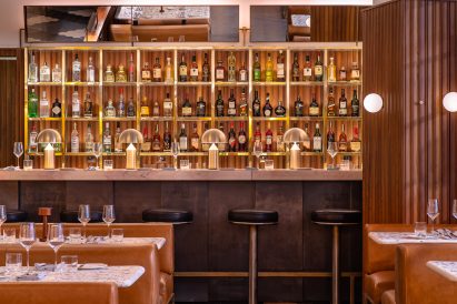 Bar in Goddard and Gibbs restaurant