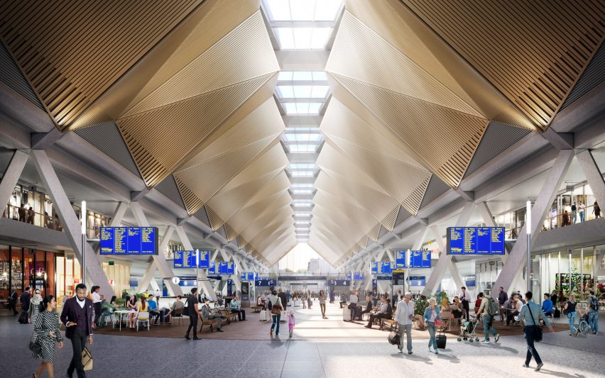 London Euston HS2 station by Grimshaw