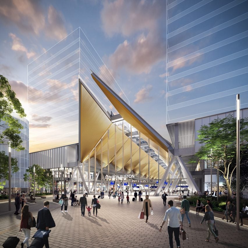 London Euston HS2 station by Grimshaw