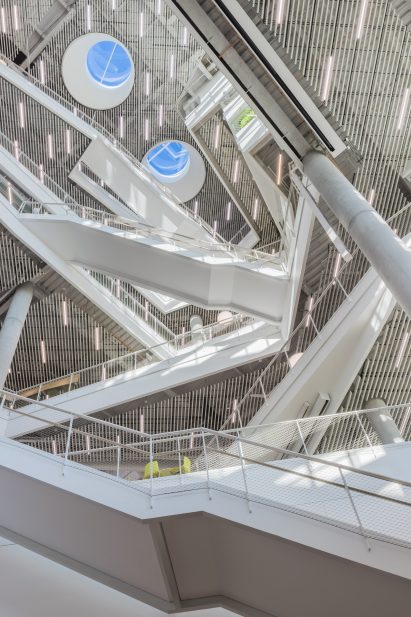 Harvard building staircase