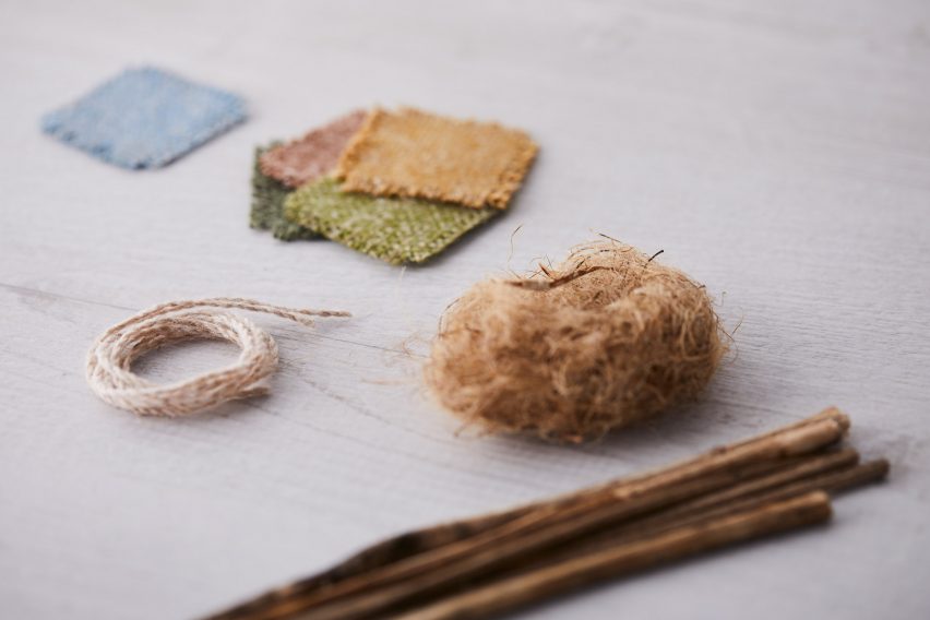 Hemp fabric by Camira