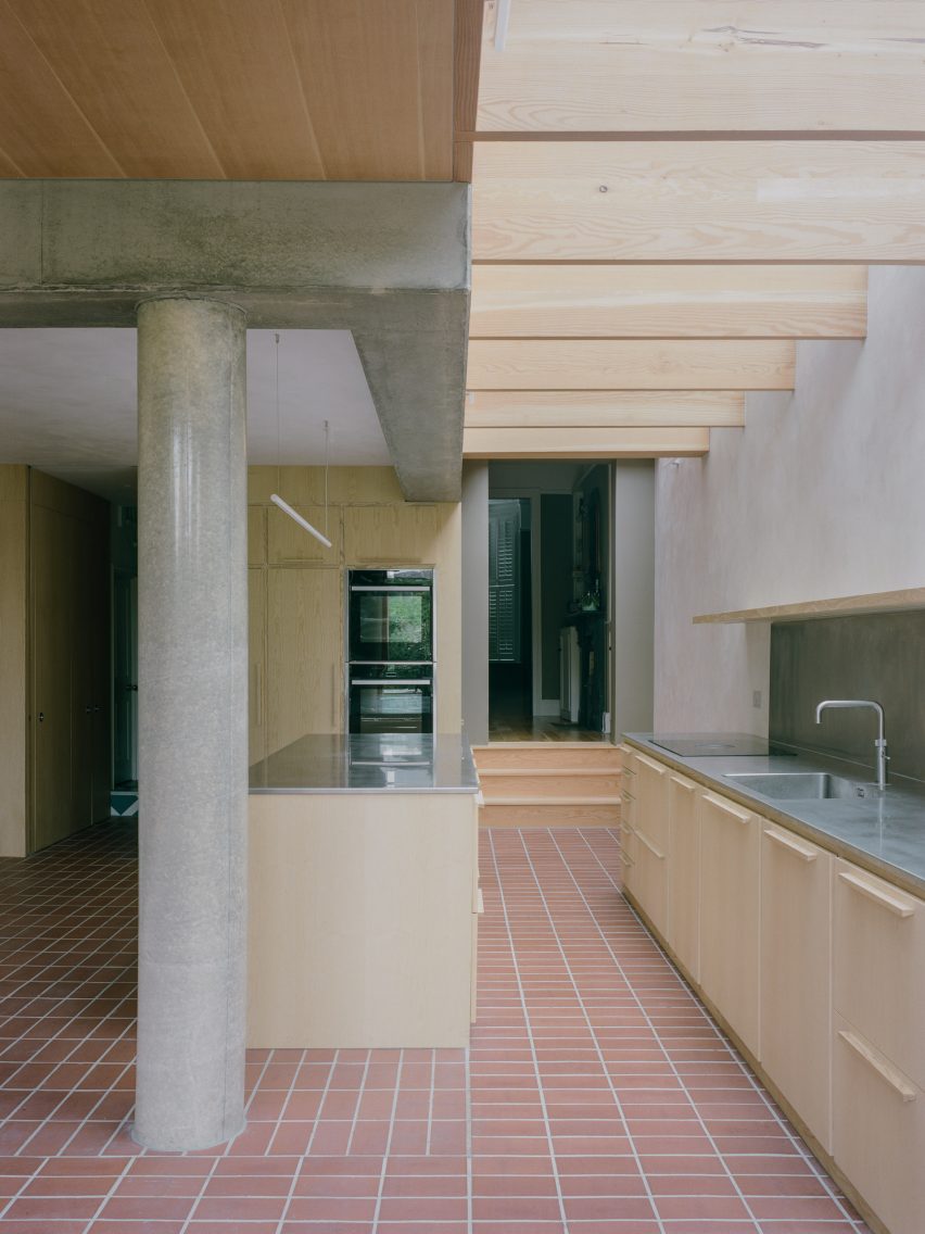 Skylight in Herne Hill House extension by TYPE