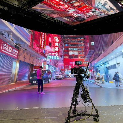 Student video project in arts technology at Hong Kong Design Institute