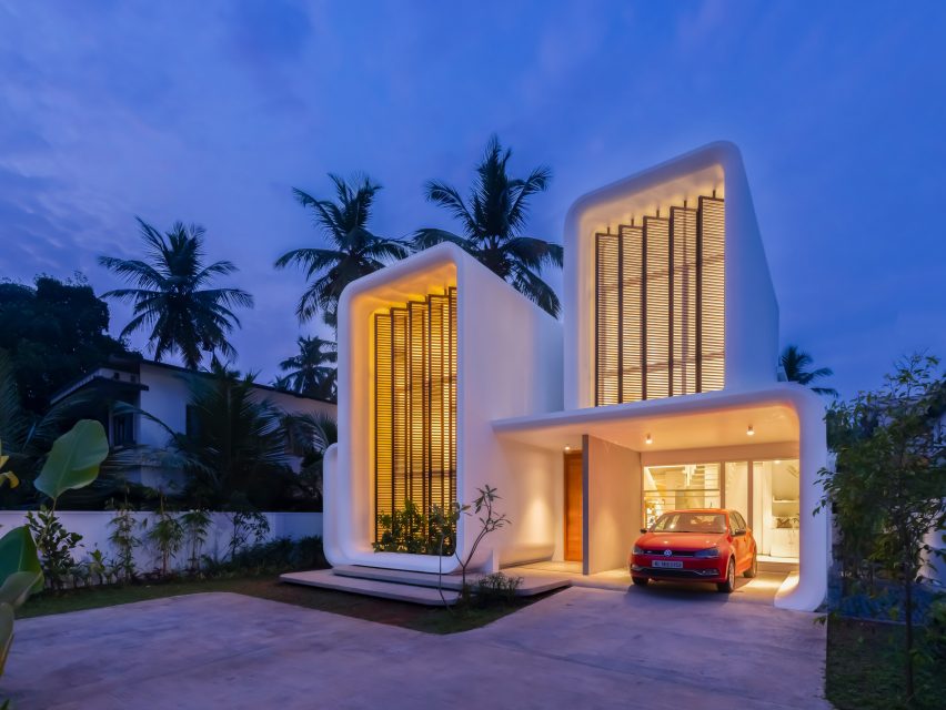 Night view of House of Ayoob by 3dor Concepts
