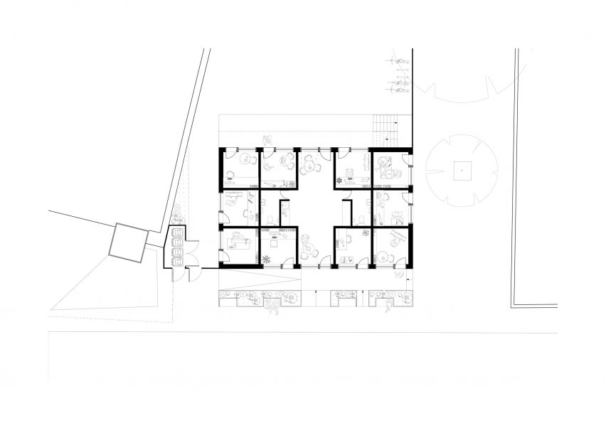 Ground floor plan of The Hithe