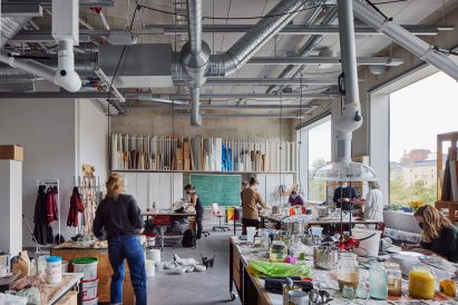 Image of an artists studio at University of the Arts Helsinki