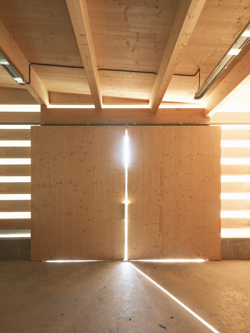 Wooden barn doors by Johan Sundberg