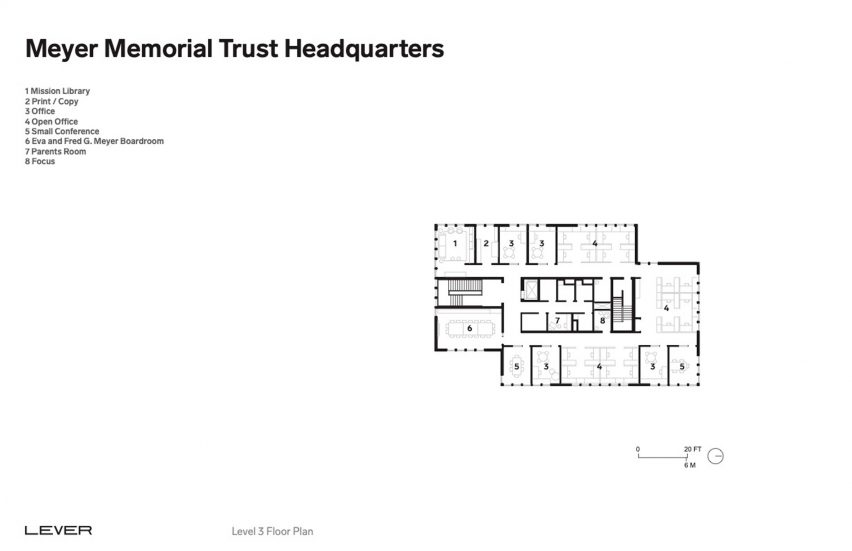 Level three floor plan