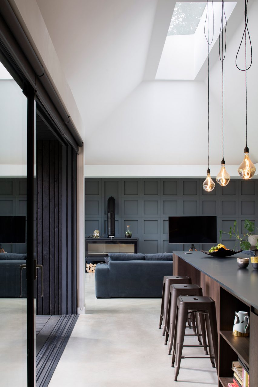 The interiors of the kitchen of Maker's House