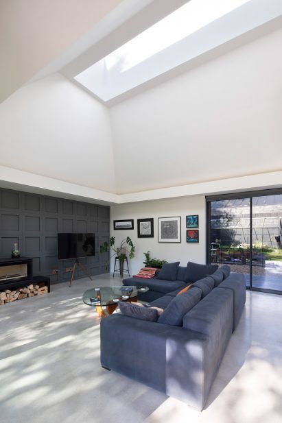 The living room of Maker's House