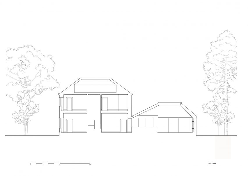 The Maker's House section plan
