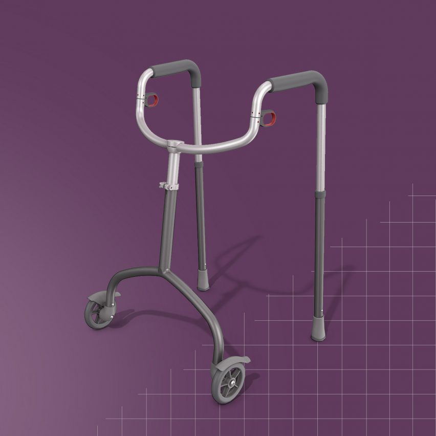 A silver zimmerframe