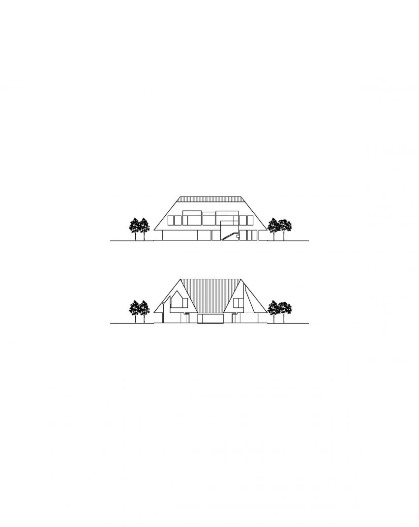 Section drawing of House of Remembrance by Neri&Hu