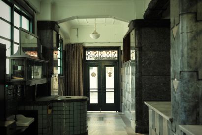 Interior of former Nintendo headquarters in Kyoto