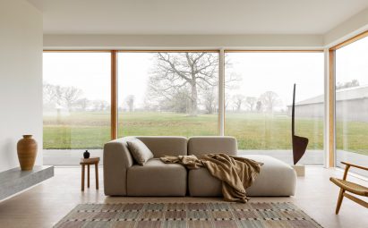 Living room of Pavilion House by Norm Architects