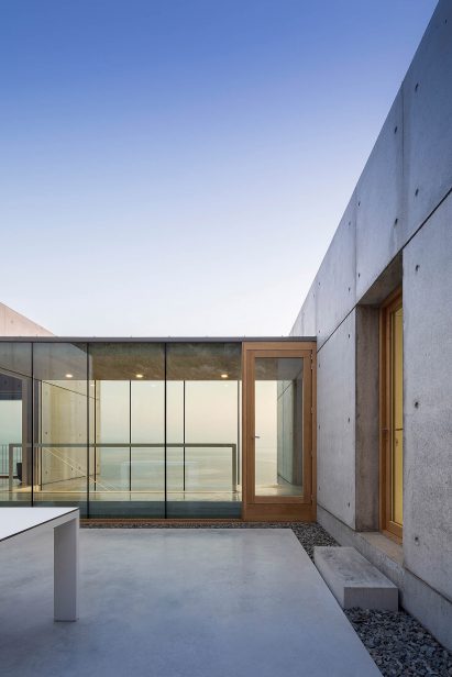 Patio of coastal house in Spain