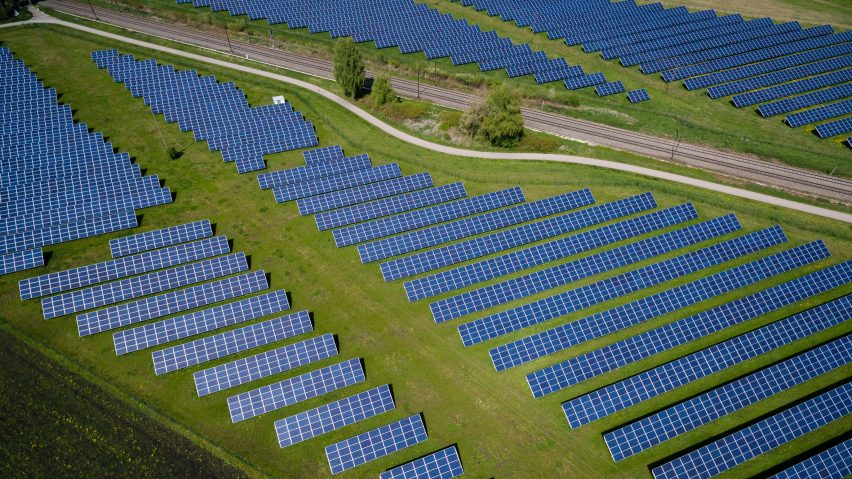Solar farm in Offingen, Germany, used to illustrate a story about the Ukraine war influencing the renewable energy transition