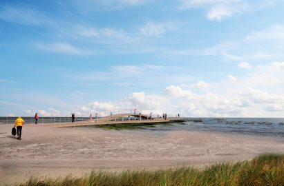 Render of resting reef pier 