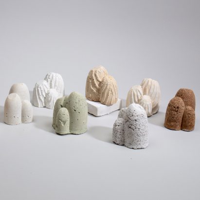 Colourful Resting Reef oyster capsules by Louise Lenborg Skajem and Aura Elena Murillo Pérez