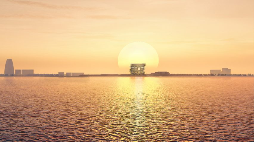Skyline view of Sanya Horizons by Buro Ole Scheeren