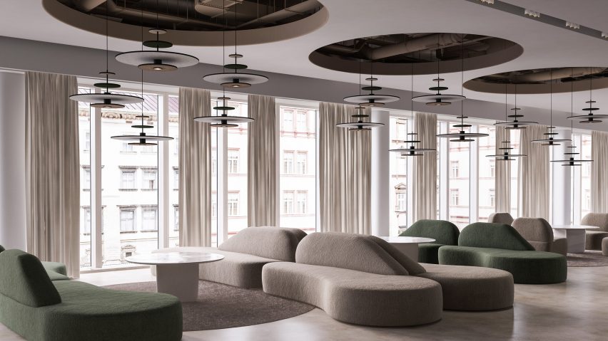 Slice pendant by Halskov & Dalsgaard for Zero Lighting