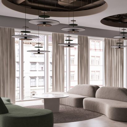 Slice pendant by Halskov & Dalsgaard for Zero Lighting