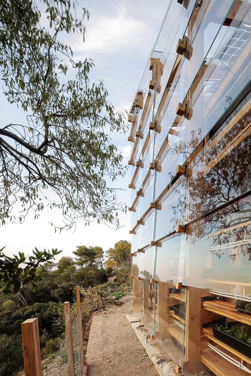 Solar Greenhouse is an energy and food production prototype by the IAAC
