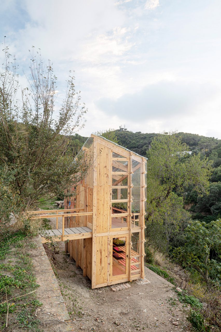 Solar Greenhouse is an energy and food production prototype by the IAAC