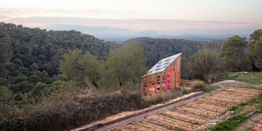 Solar Greenhouse is an energy and food production prototype by the IAAC