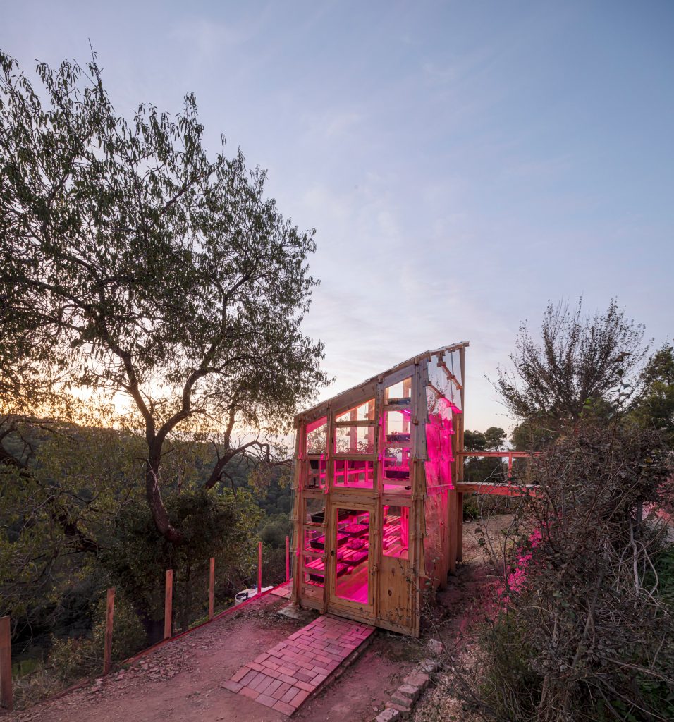 Solar Greenhouse is an energy and food production prototype by the IAAC