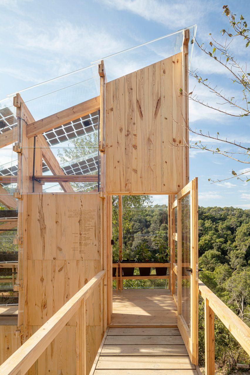 Solar Greenhouse is an energy and food production prototype by the IAAC