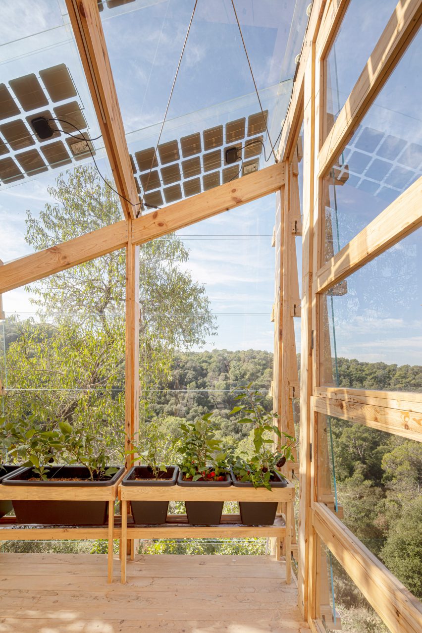 Solar Greenhouse is an energy and food production prototype by the IAAC