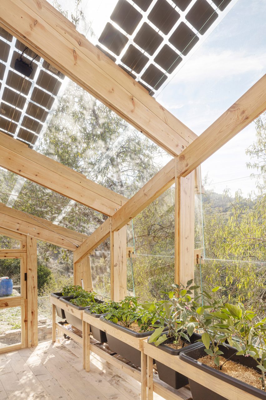 Solar Greenhouse is an energy and food production prototype by the IAAC