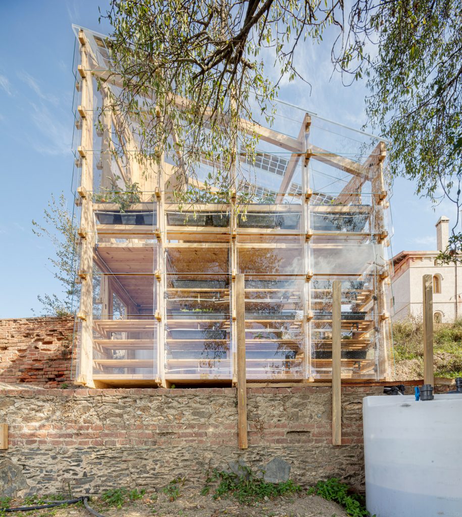Solar Greenhouse is an energy and food production prototype by the IAAC